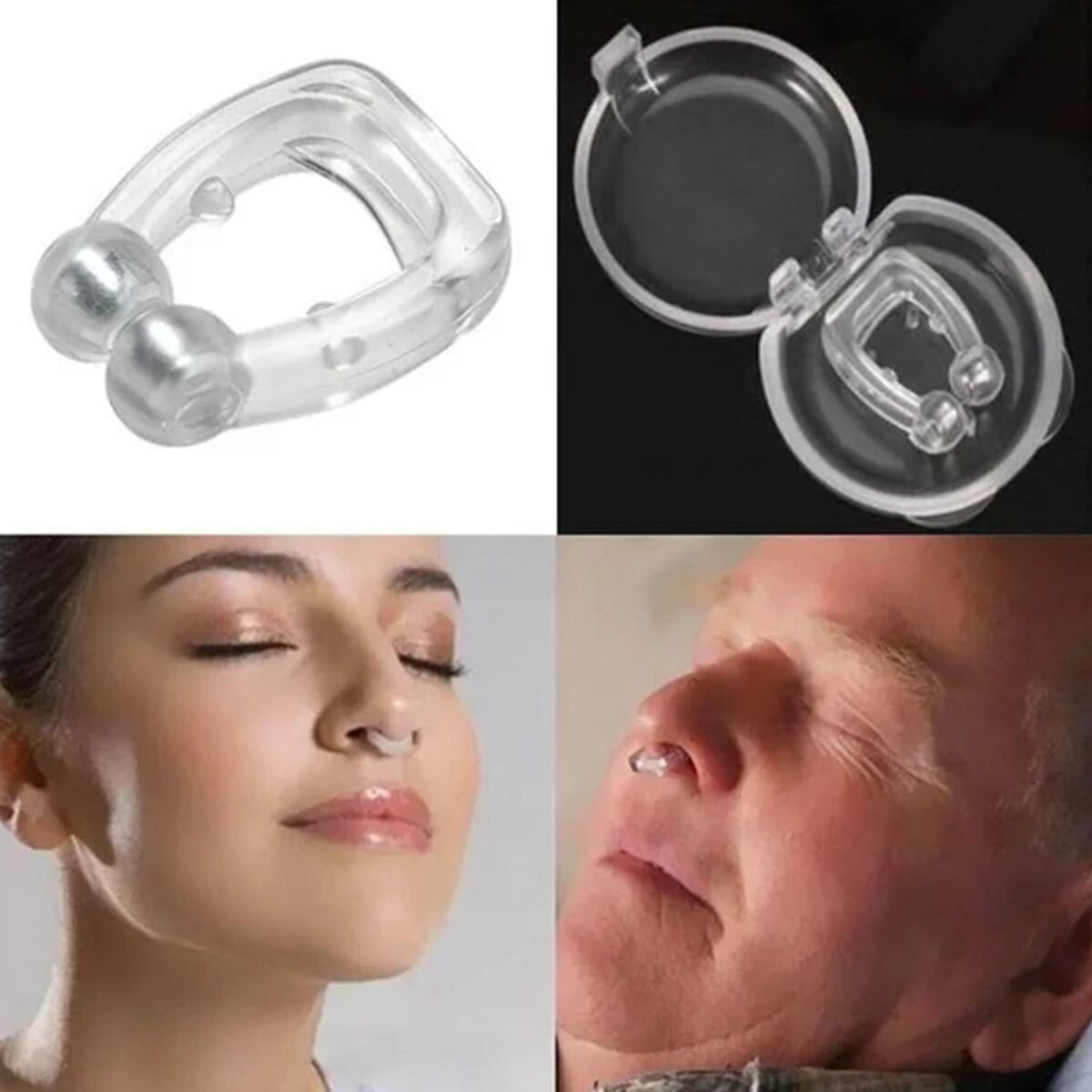 Anti-Snore Nose Clip for Heavy Snorers (Silicone, 1 Pc) - Image 3
