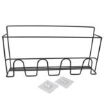 Metal Self Adhesive Multipurpose Kitchen Accessories Organizer Rack Wall (1 Pc) - Image 5