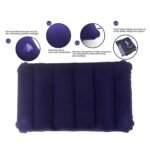Velvet Air Inflatable Travel Pillow (Blue) - Image 6