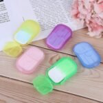 Travel Paper Soap Sheet with Mini Box (20 Sheets in a Pack Approx / Mix Color) - Image 8