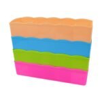 5 Compartments Socks / Handkerchief / Underwear Storage Box Socks Drawer Closet Organizer Storage Boxes (pack of 4) - Image 5