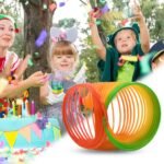 Rainbow Slinky Spring Toy – Compact, Portable Fun Toy for Kids & Adults, Great for Birthdays (1 Pc) - Image 7