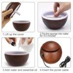 Ultrasonic Aromatherapy Humidifier USB Desktop (130 ML / 1 Pc) - Image 3