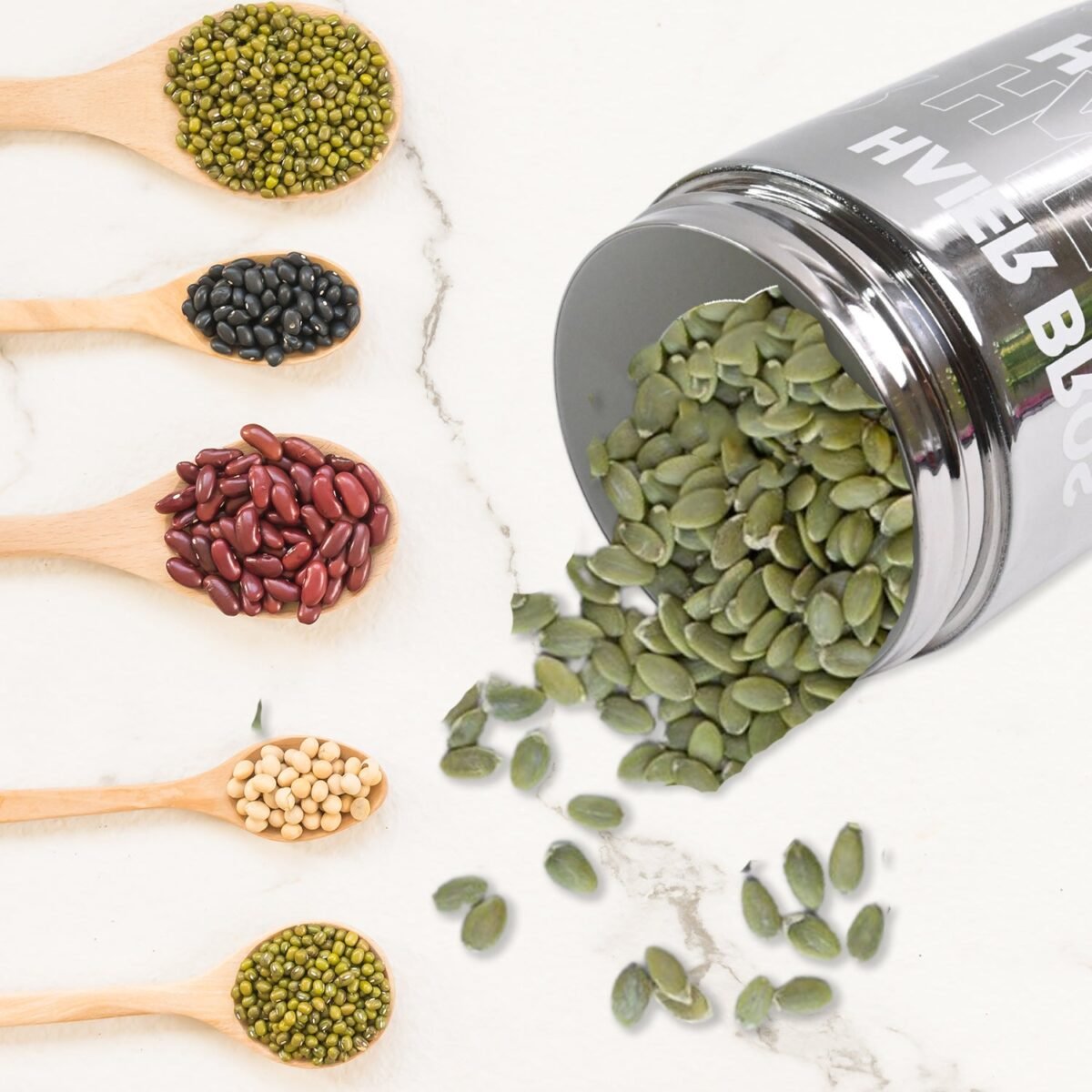 Stainless Steel Tumbler With Lid (510 Ml Approx) - Image 3