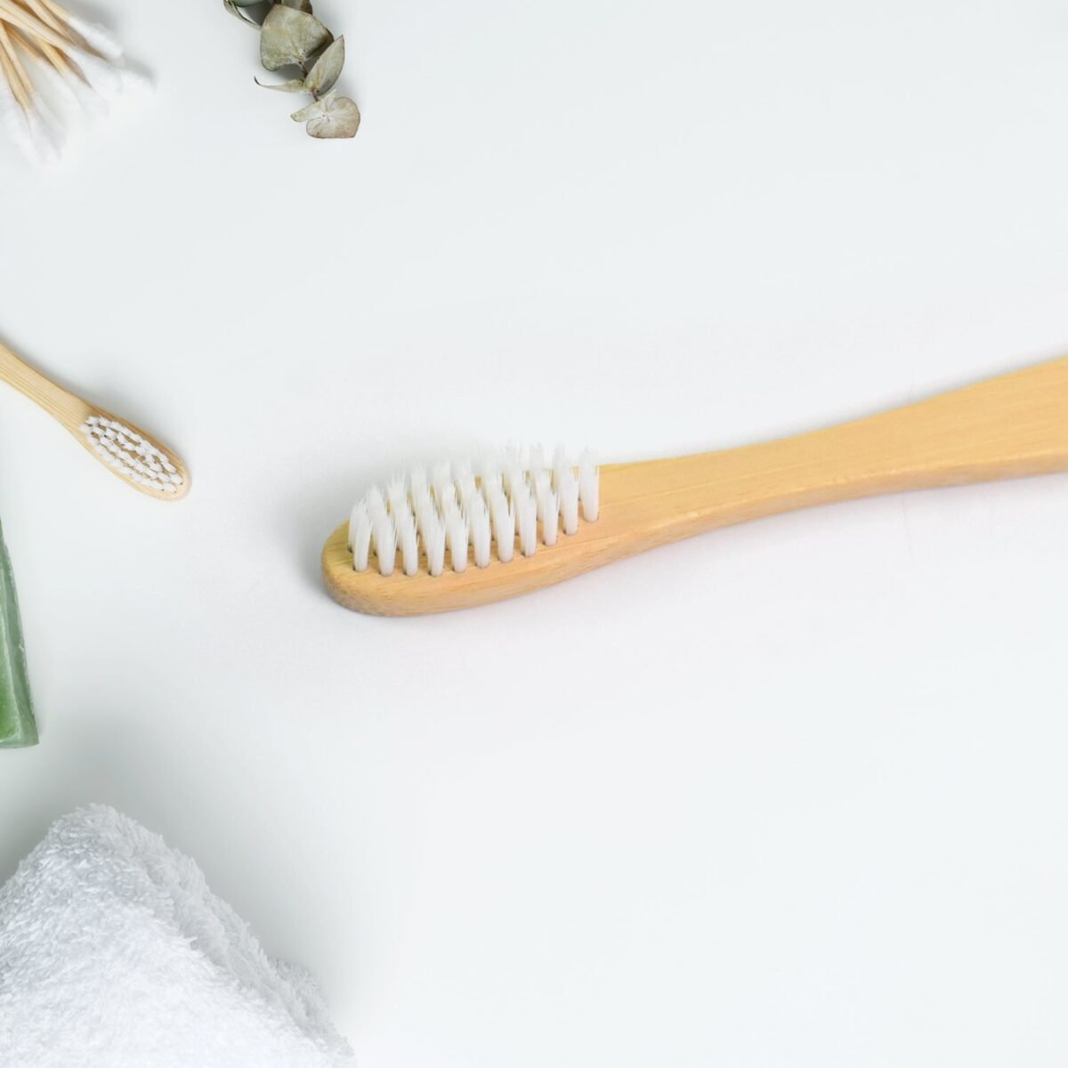 Wooden / Bamboo Brush Toothbrush Ultra Soft Bristles (1 Pc) - Image 6