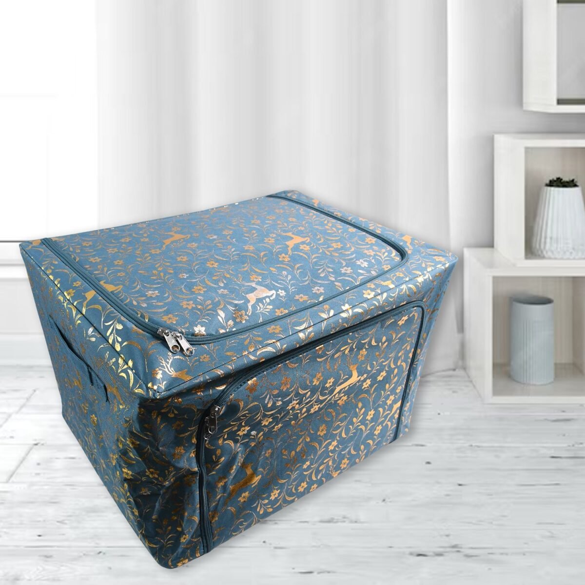 Zippered Closet Storage Box with Lid, With Window (50×40 Cm / 1 Pc) - Image 4