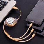 Retractable 3-in-1 Charger Cable for Phones & Android (1 Pc, Multi-USB) - Image 6