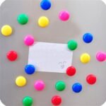 White Board Magnetic Particle Circle 2cm Color Magnetic Nail Household Teaching Magnet Strong Plastic Magnetic Buckle (Pack of 200pc) - Image 4