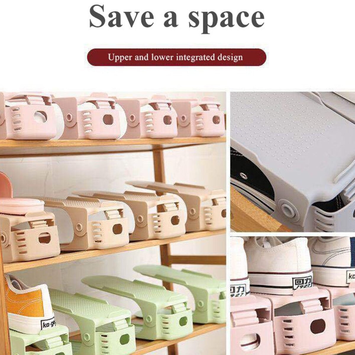 ADJUSTABLE FOLDING SHOE SLOTS ORGANIZER. - Image 6