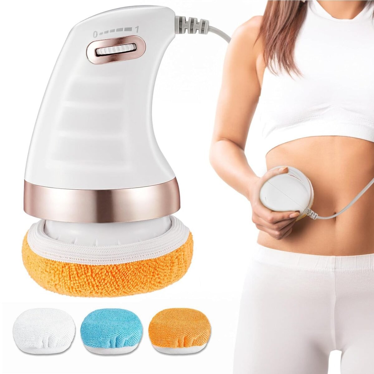 Body Sculpting Massager with 3 Pads, Adjustable Speed, Handheld Electric Massager for Full Body (1 Pc) - Image 3