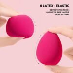 Makeup Sponge for blending liquid Foundations, Powders, and Creams (Multicolor / 1 Pc) - Image 7