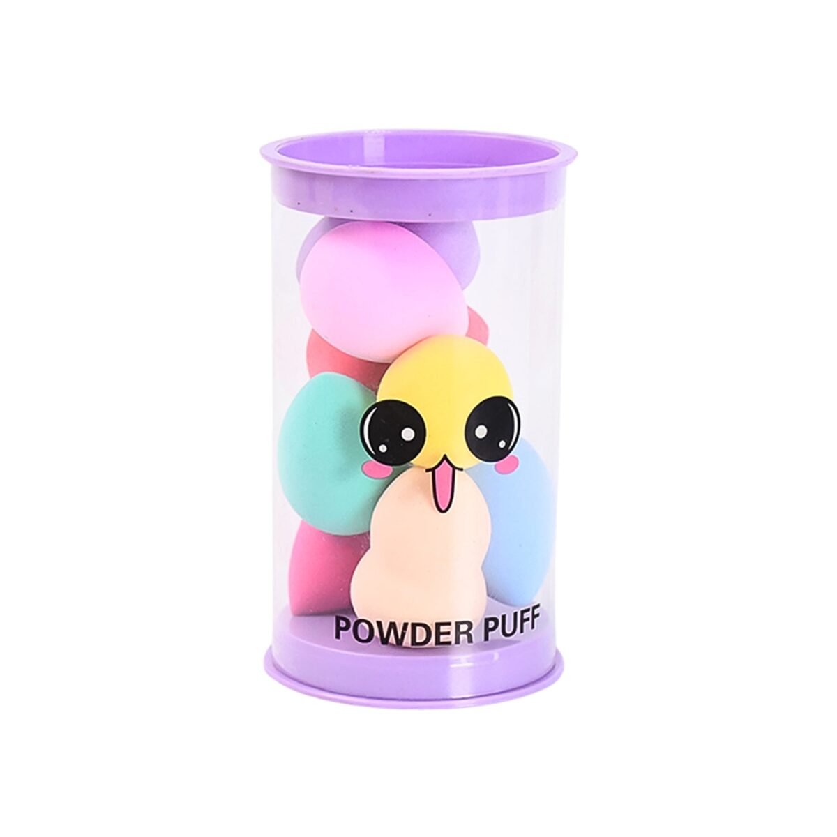 Makeup Beauty Powder Puff (8 Pcs Set / With Case / Mix Color) - Image 5