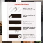 Blackboard Erasable Wall Sticker Chalkboard Sticker Removable Blackboard Wall Stickers Mural for Kids Room - Image 8