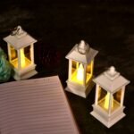 Classic Style Lantern With Artificial Rustic Battery-Operated Flameless Candle Light For Home Decoration - Good For Indoor & Outdoor Use (Pack of 24) - Image 7