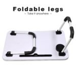 Barbie Design Foldable Study & Laptop Table for Children with Tablet Slot & Cup Holder - Image 8