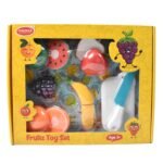 Realistic Sliceable Fruits Cutting Play Toy Set (7 Pcs Set) - Image 6