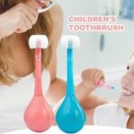 Soft Bristle 3-Sided Training Toothbrush – Inverted Silicone Head for Kids (Ages 2-12, 1 Pc) - Image 5