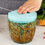 Manual Stainless Steel Vegetable Chopper – Compact, Extra Sharp with 5 Blades - Image 8