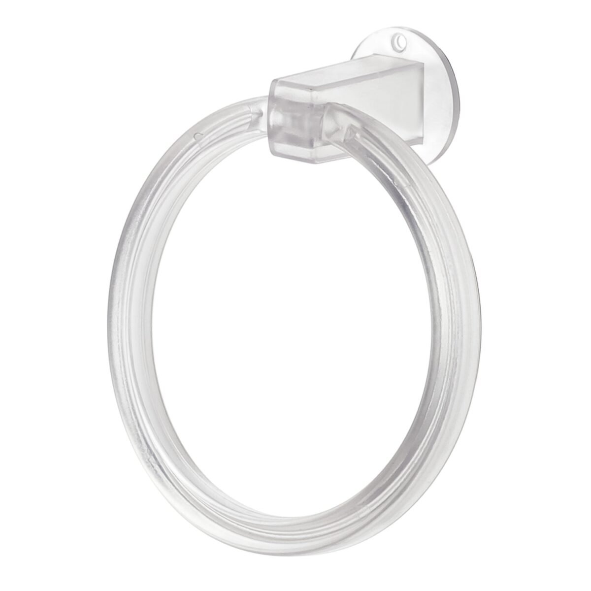 Unbreakable ABS Round Towel Ring Wall Mounted Stand / Holder (1 Pc) - Image 5