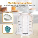 Plastic Bowl Holder Bowl Organizer Drain Rack (1 Pc) - Image 6