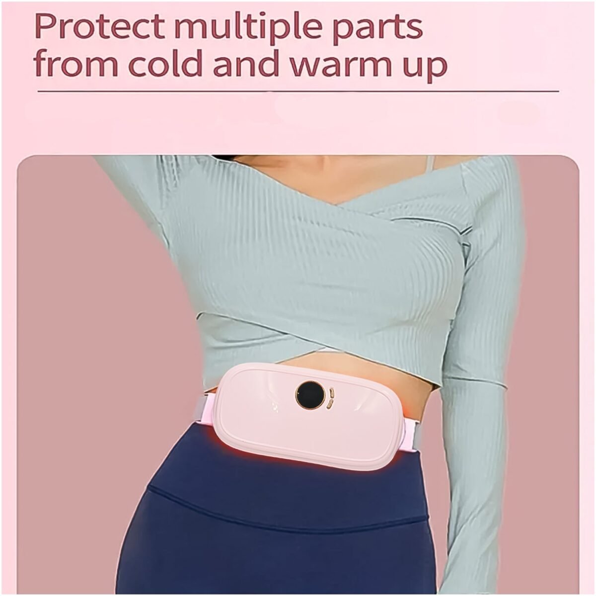 Rechargeable Smart Warm Palace Belt, Period Massager (1 Pc) - Image 4