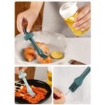 2 in 1 Glass Oil dispenser jar / Bottle with brush (1 Set) - Image 9