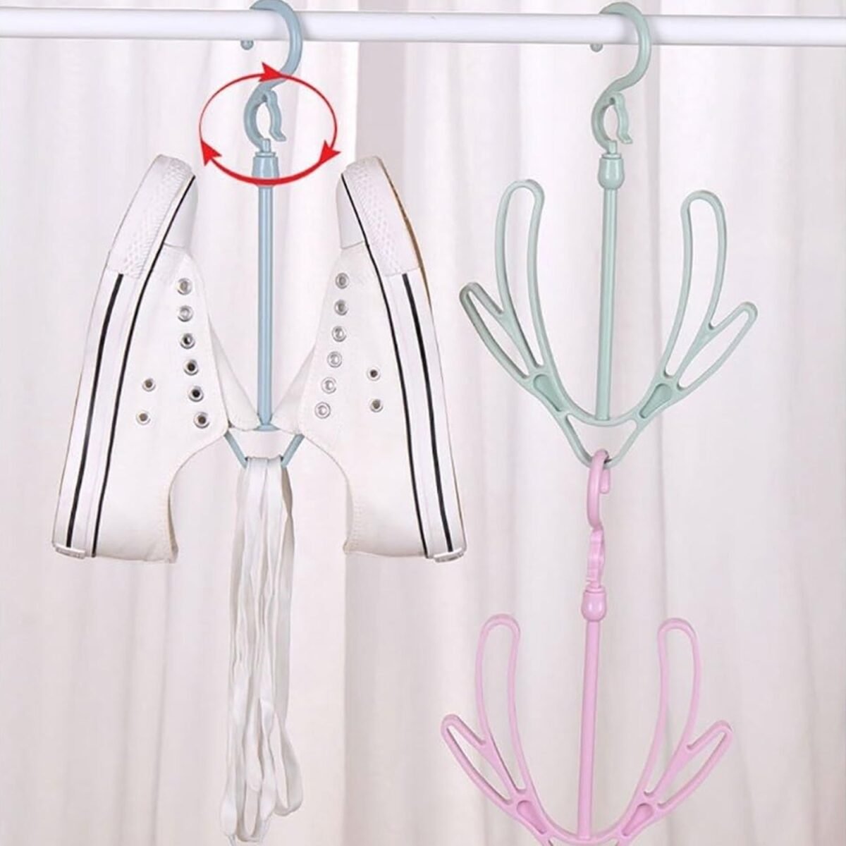 Shoes Drying Hanger, Rotatable Shoe Hanging Racks for Balcony Closet (1pc) - Image 6