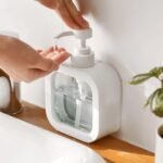 Snap sink Dispenser Plastic Clear Empty Pump Lotion Bottles (1 Set) - Image 7