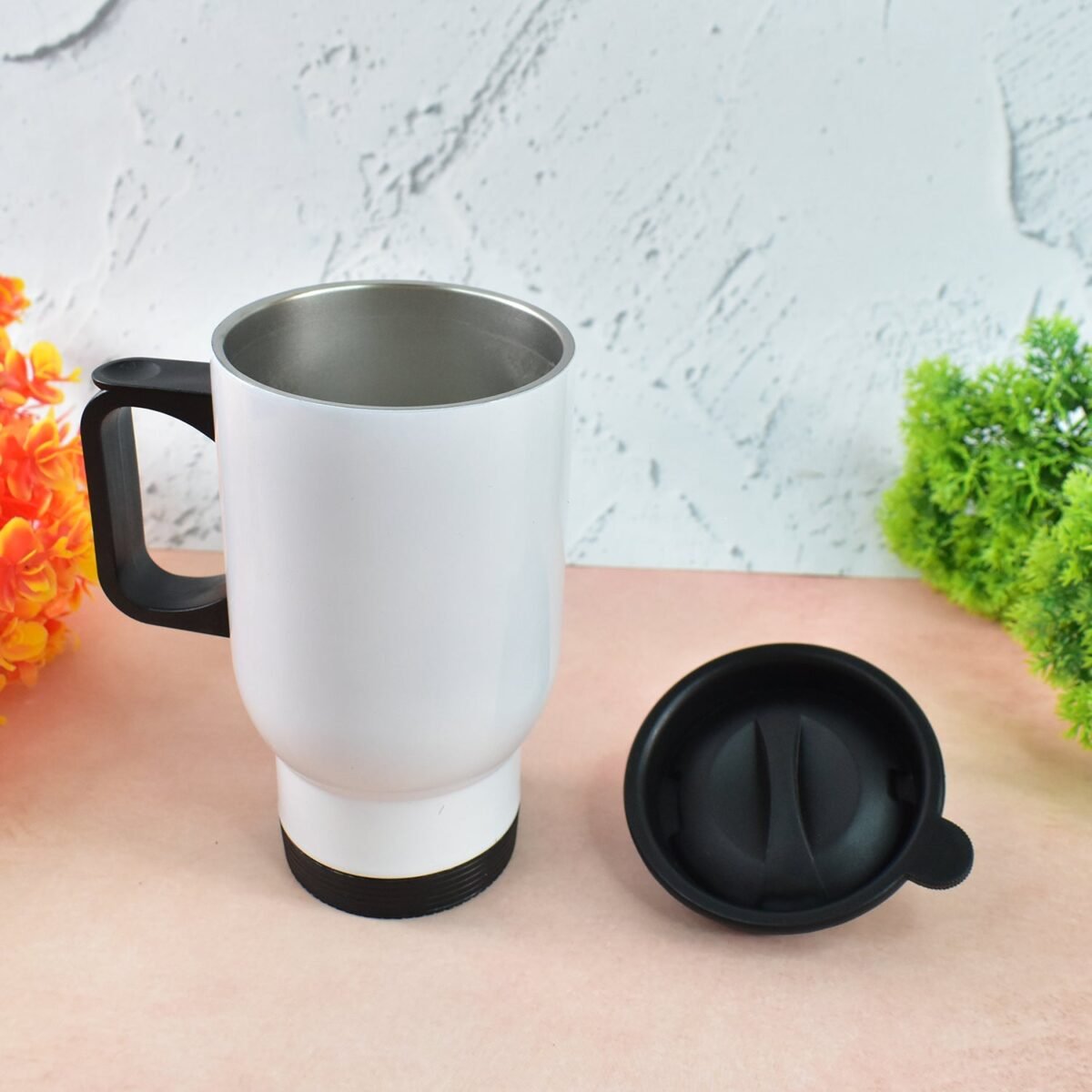 Stainless Steel Vacuum Glass Insulated Glass Coffee Cups 300ml Approx - Image 1