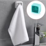 4 Pc Towel Holder – Easy Wall Mount for Bathroom & Kitchen Towel Hanging. - Image 8