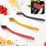 Mini Wire Brush Set - Brass, Nylon, Steel for Cleaning & Rust Removal (3 Pcs Set) - Image 11