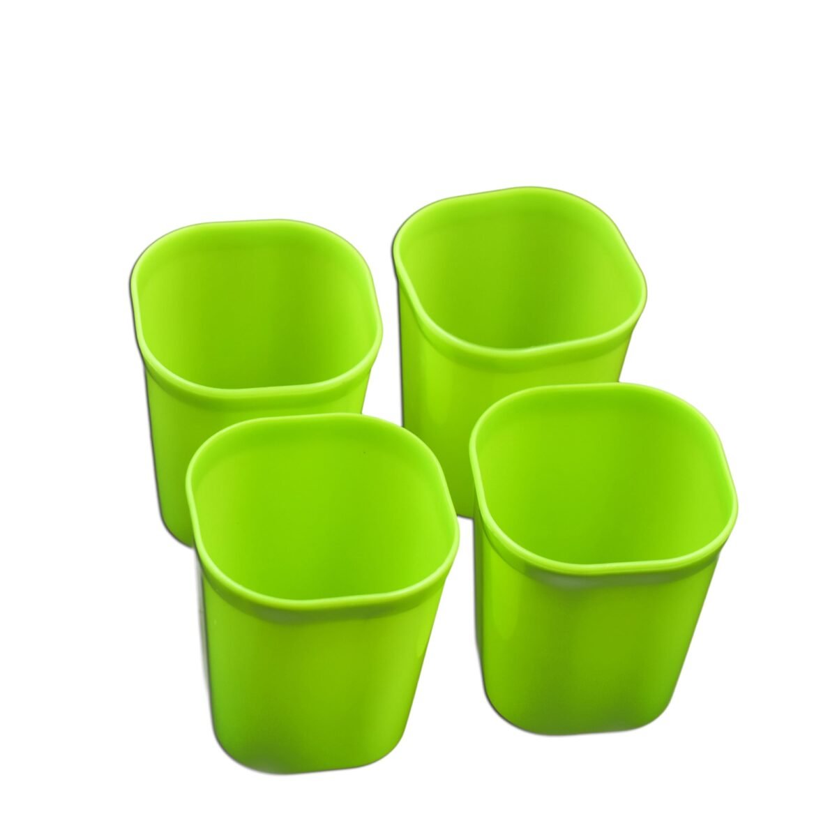 Plastic Drinking Glass Set For Drinking Milk Water Juice (Pack of 4) - Image 4