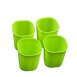 Plastic Drinking Glass Set For Drinking Milk Water Juice (Pack of 4) - Image 4
