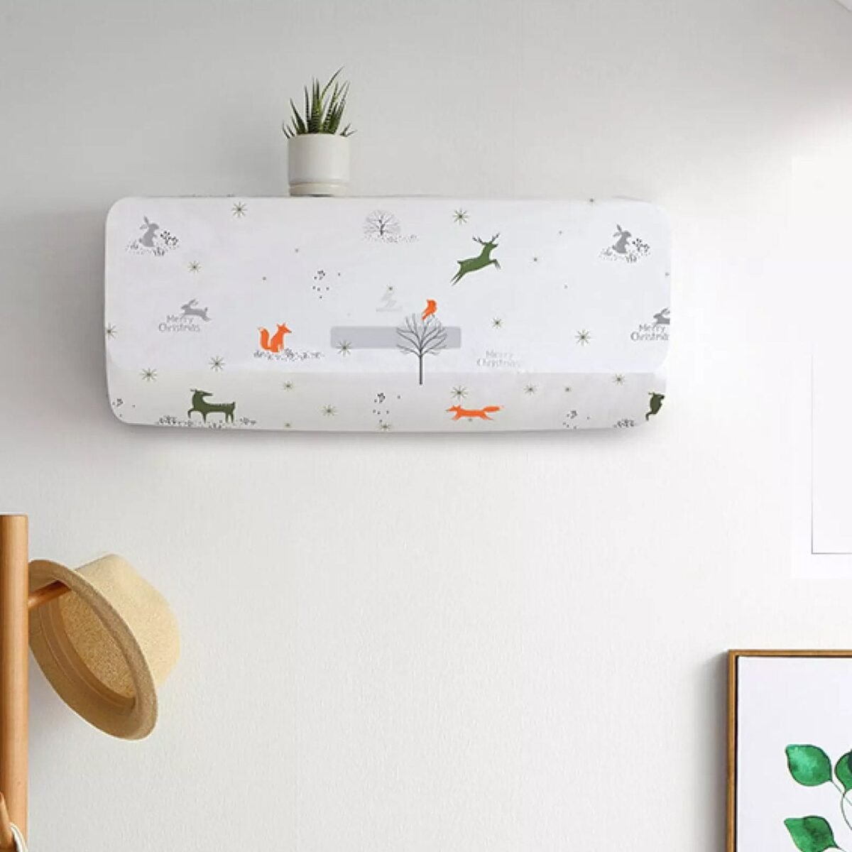 Air Conditioning Dust Cover Waterproof Folding Ac Cover - Image 1