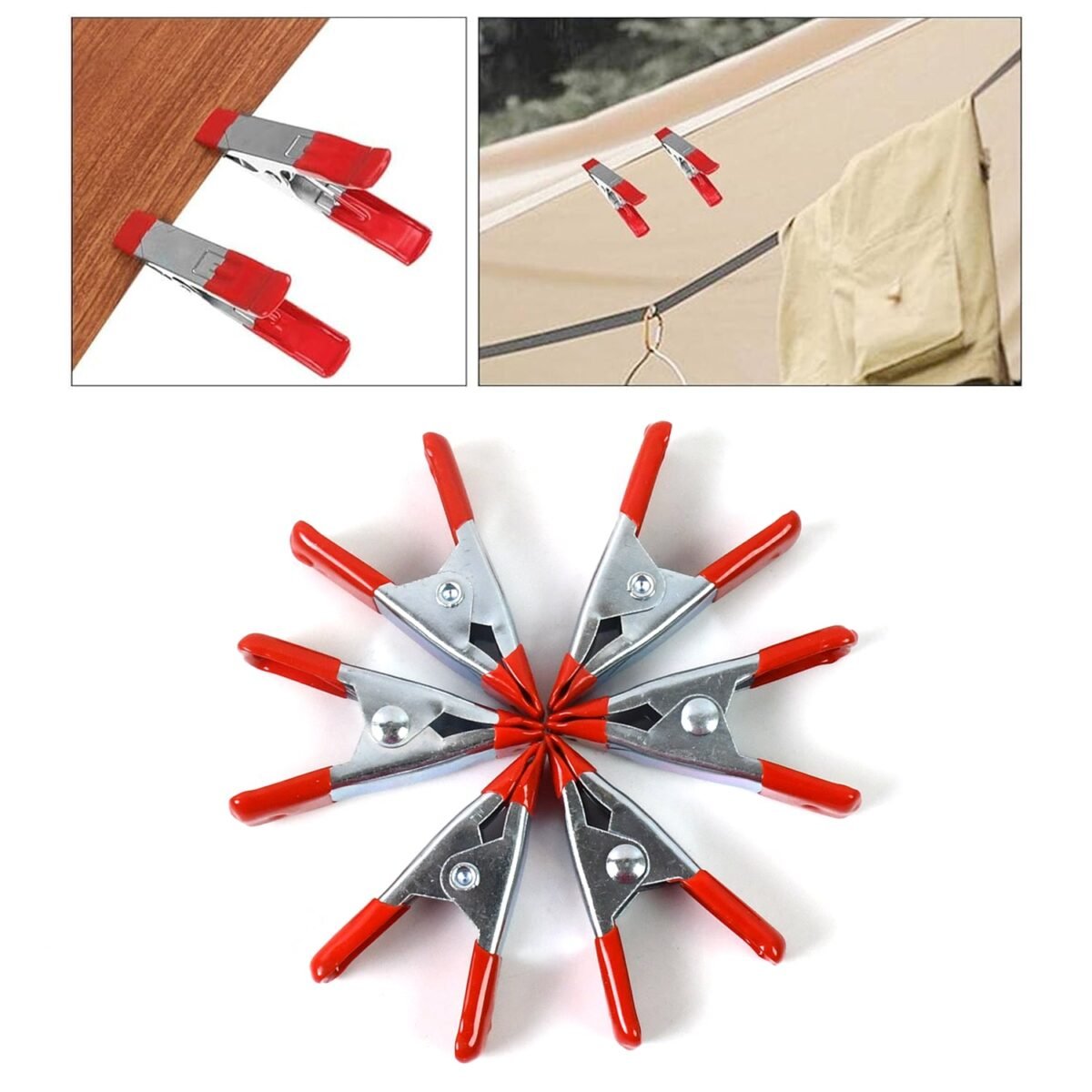 2 Inch Heavy Duty Spring Metal Spring Clamps (6 Pcs Set) - Image 8