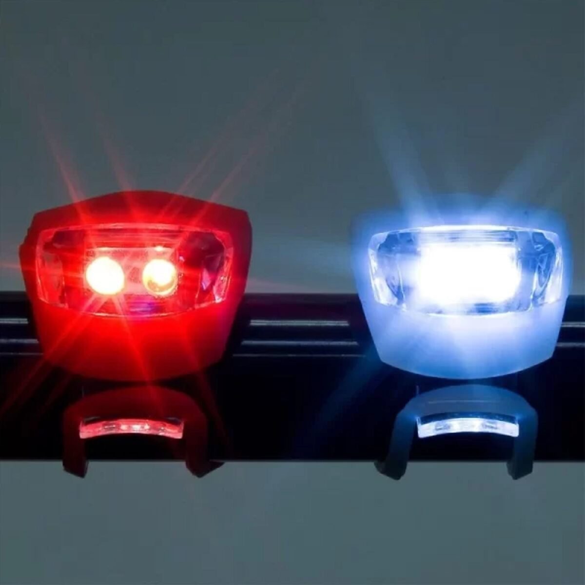 Silicone LED Bike Light Set (2 Pcs Set) - Image 4