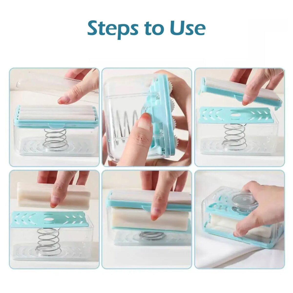2-in-1 Portable Soap Dish & Dispenser – Multifunctional Soap Holder with Roller & Drain Holes for Bathroom, Kitchen, Home Use (1 Pc) - Image 9