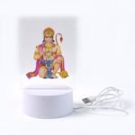 Beautiful 3D Lord Hanuman Frame with soft white light (1 Pc) - Image 5