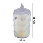 24 Pc Flameless and Smokeless Decorative Melting Candles LED Tea Light - Image 7