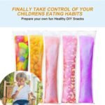 DIY Manual Popsicle Maker – Reusable Ice Cream Mold (Approx 20 Pcs Packing Bag) - Image 9
