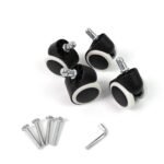 Heavy Duty Round Rolling Stool with Wheels Pedicure Stool (1 pc) - Image 6