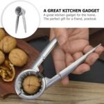 Luxury Stainless Walnut Cracker – Portable Nut Cutter & Bottle Opener for Nuts (Pecans, Almonds, Nuts) - Image 4