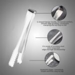 Stainless Steel Tong for Lifting Ice Cubes, Sugar Cubes | Serving Tongs (13 Cm / 1 Pc) - Image 3