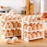Plastic Foldable Egg Tray | 24 Grid Egg Storage Box (1 Pc) - Image 7