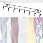Multipurpose Stainless Steel Hanger Strip Hooks (8 Pin) - Image 8