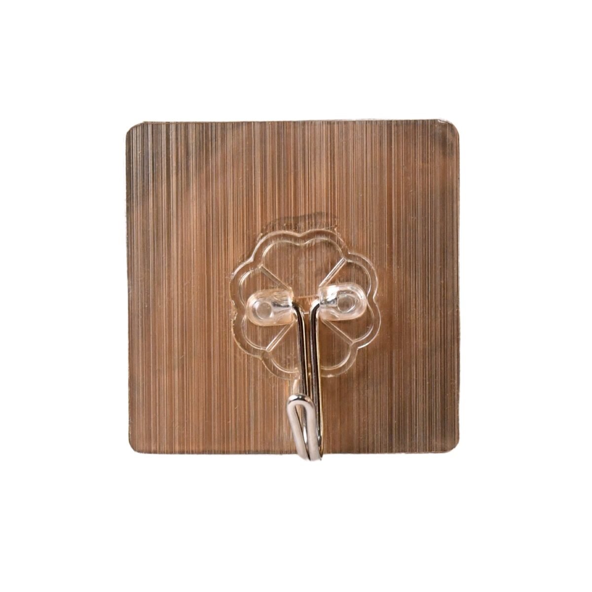 Adhesive Heavy-Duty Hooks for Kitchen and Bathroom (1 Pc / 6×6 Cm) - Image 5