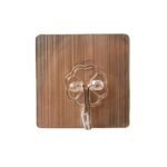 Adhesive Heavy-Duty Hooks for Kitchen and Bathroom (1 Pc / 6×6 Cm) - Image 5