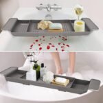 Retractable Bath Caddy, Retractable Bathtub (78 Cm Long Adjust / 1 Pc / With White Box) - Image 3