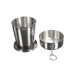 2 in 1 Camping Folding Cup with Keychain (1 Pc) - Image 5