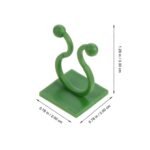 Plant Climbing Wall Fixture Clip Self-Adhesive Hook (40 Pcs Set / With plastic box) - Image 3